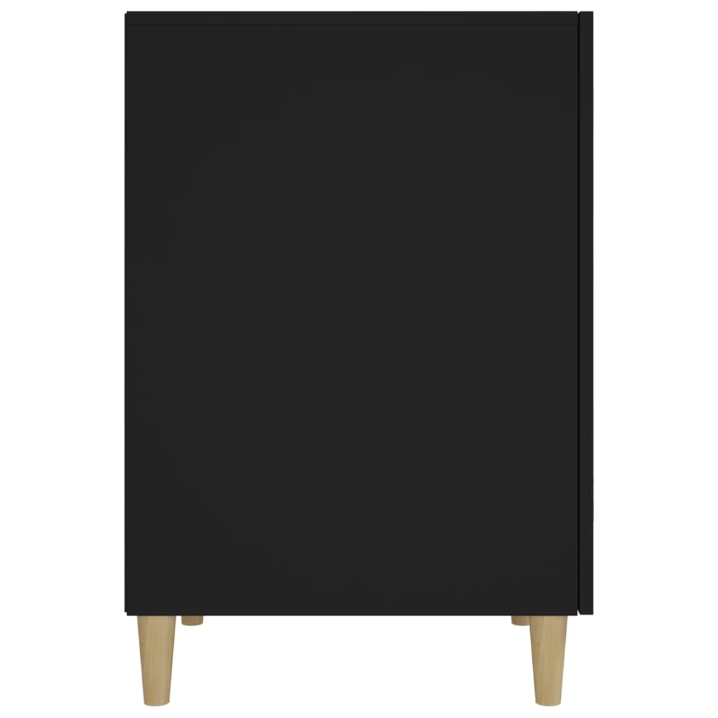 Työpöytä Musta 140X50X75 Cm Tekninen Puu