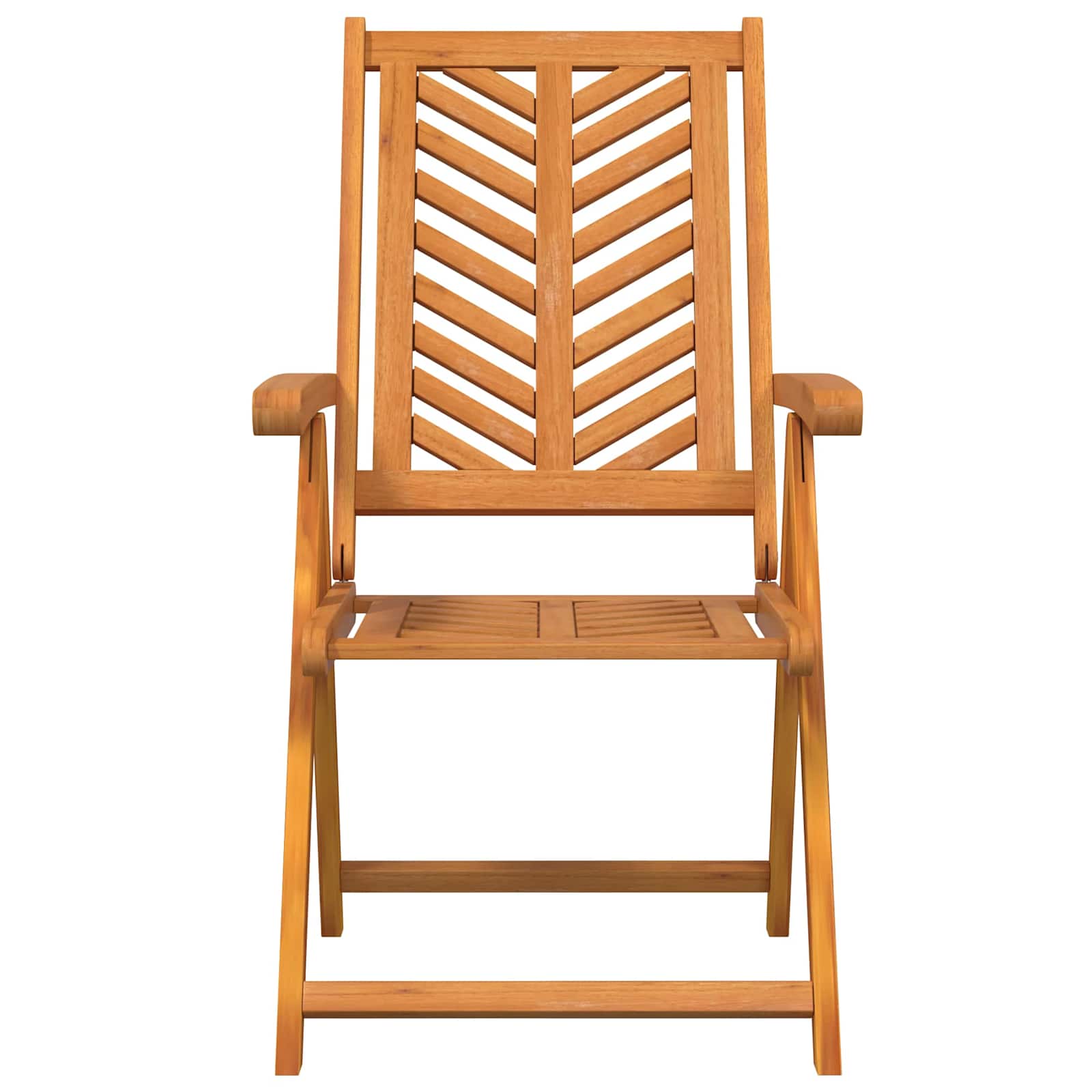 Puutarhan Tuoli 4 pcs Ruskea 57 x 72 x 109 cm Tiheä akasiapuu