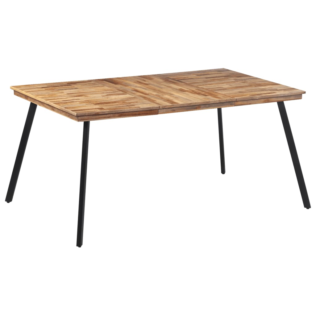 Ruokapöytä 169x98,5x76 cm täysi tiikki