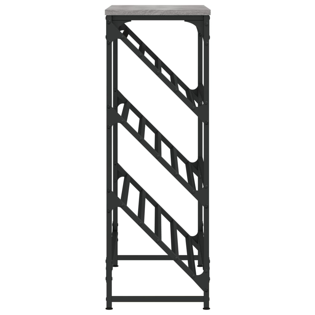 Kenkäteline harmaa Sonoma 90x30x85 cm tekninen puu