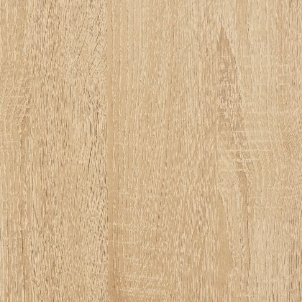 Seinähylly 2-Kerrosta Sonoma-Tammi 60X21X51 Cm Tekninen Puu 60 x 21 x 51 cm Sonoma tammi