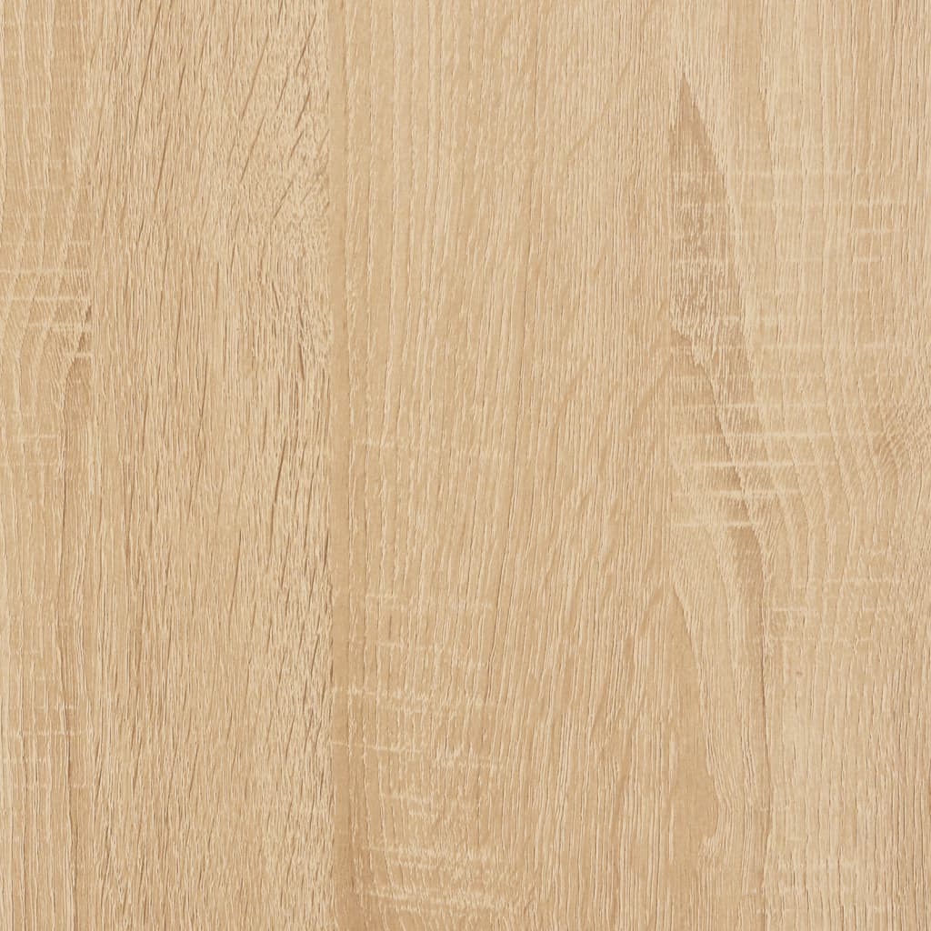 Seinähylly 2 Kerrosta Sonoma-Tammi 80X21X51 Cm Tekninen Puu 80 x 21 x 51 cm Sonoma tammi