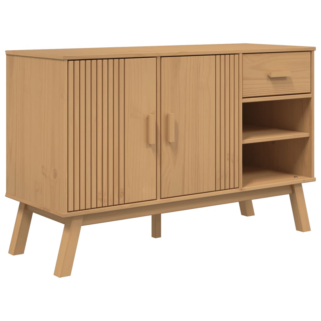 Senkki OLDEN ruskea 114x43x73,5 cm täysi mänty