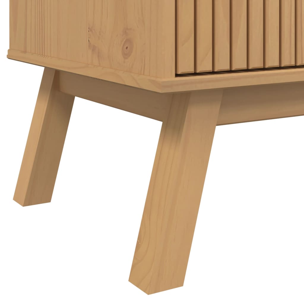 Senkki OLDEN ruskea 114x43x73,5 cm täysi mänty