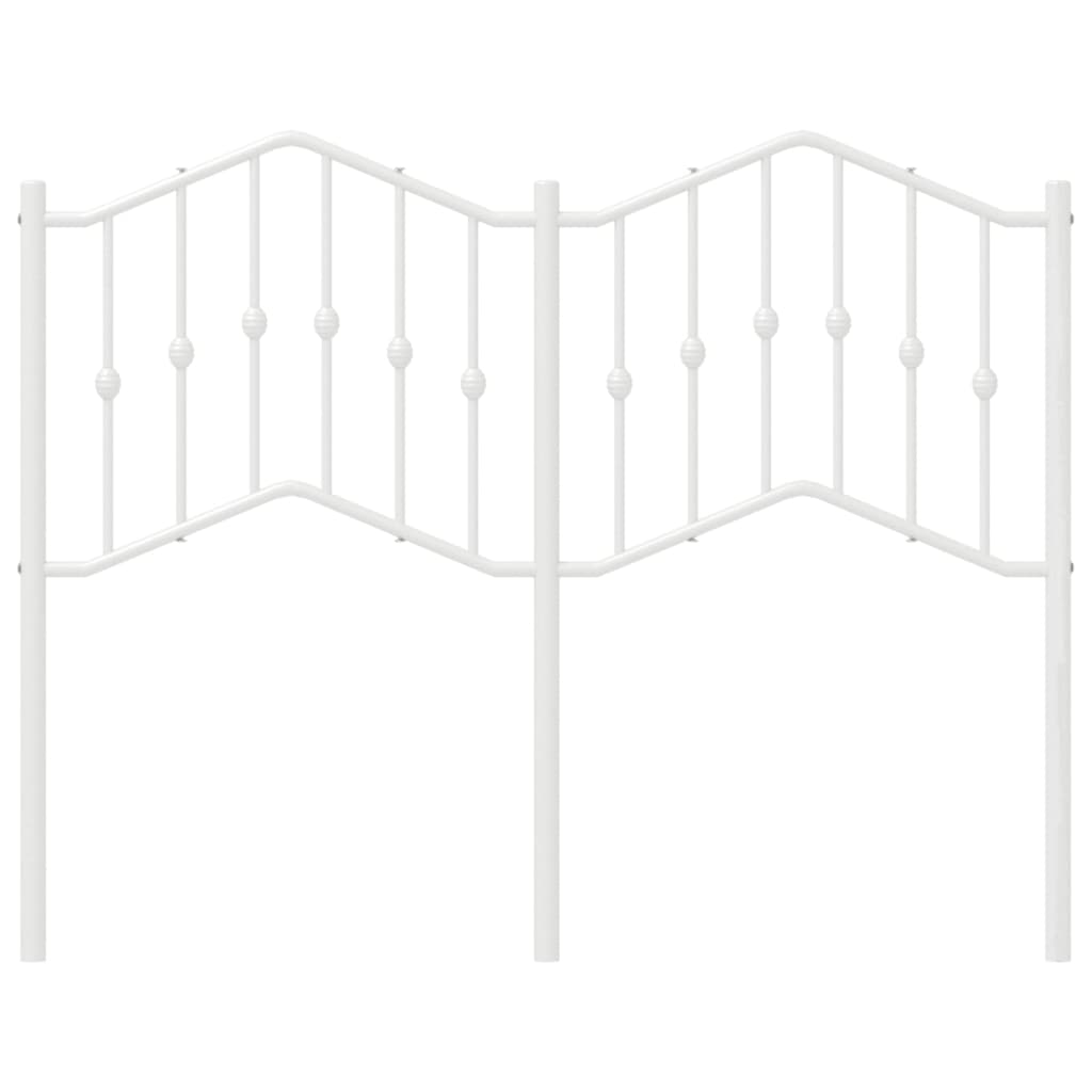 Metallinen vaihtopääty valkoinen 120 cm