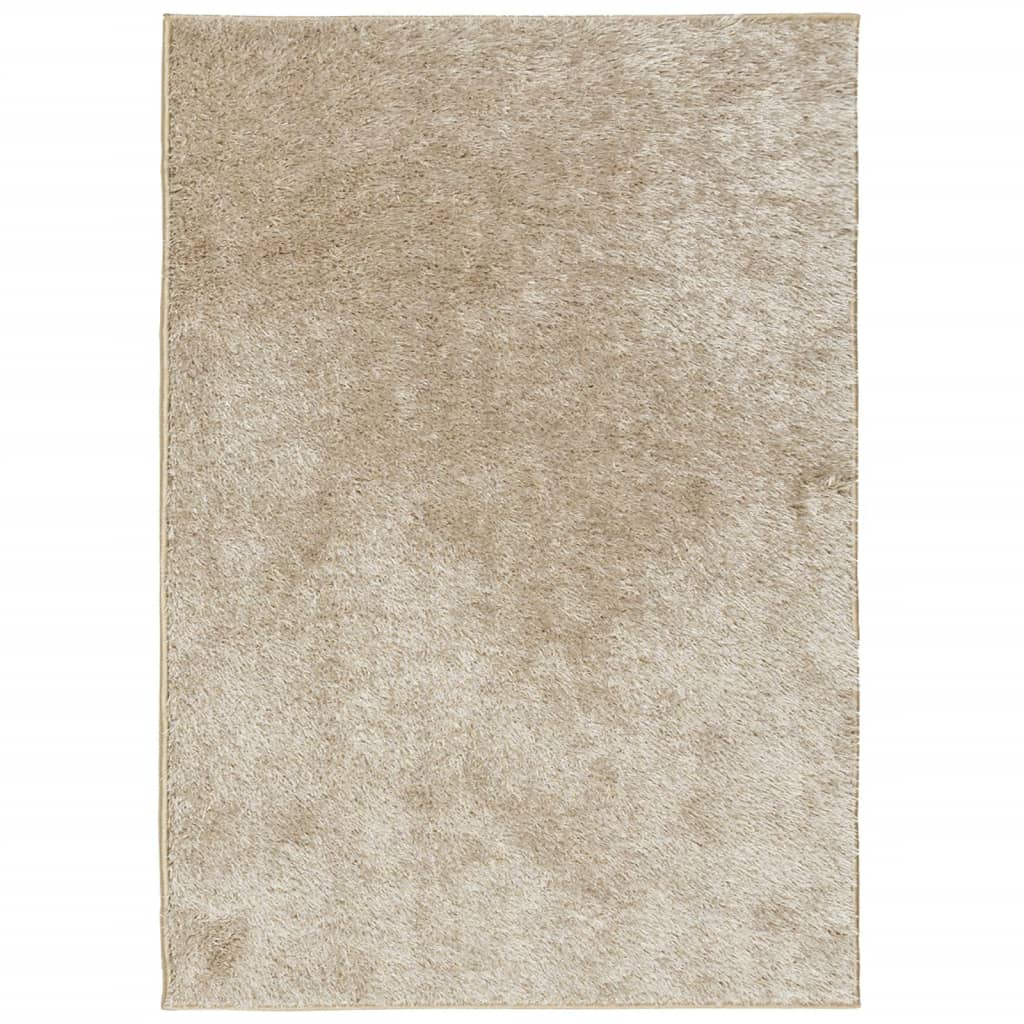 Matto ISTAN korkeanukkainen kiiltävä beige 160x230 cm