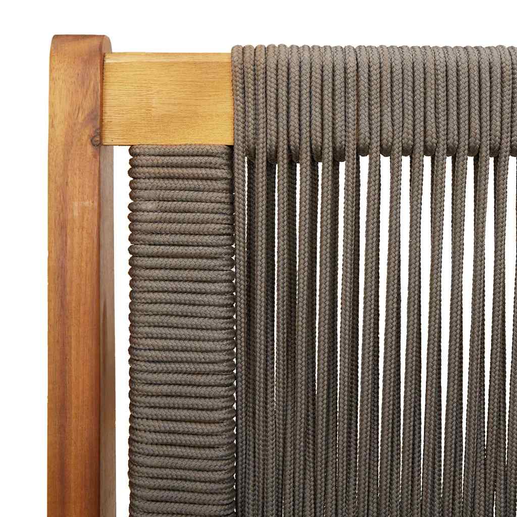 Puutarhakalusteet Harmaa 122 x 78 x 73 cm Tiheä akasiapuu