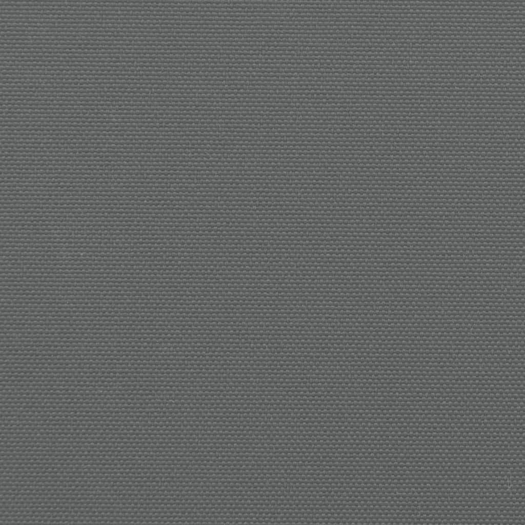 Sisäänvedettävä sivumarkiisi 140x600 cm antrasiitti