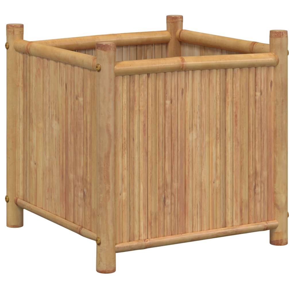Kukkalaatikko 50x50x50 cm bambu