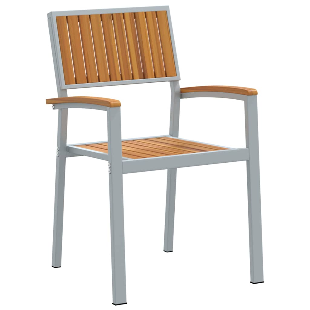 Piharuokailu setti 7 pcs Harmaa Tiheä akasiapuu