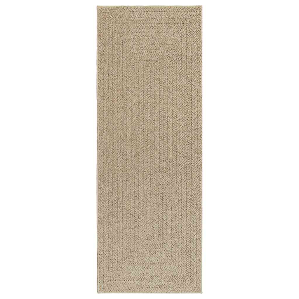 Matto ZIZUR beige 80x200 cm juuttityyli sisä- ja ulkokäyttöön