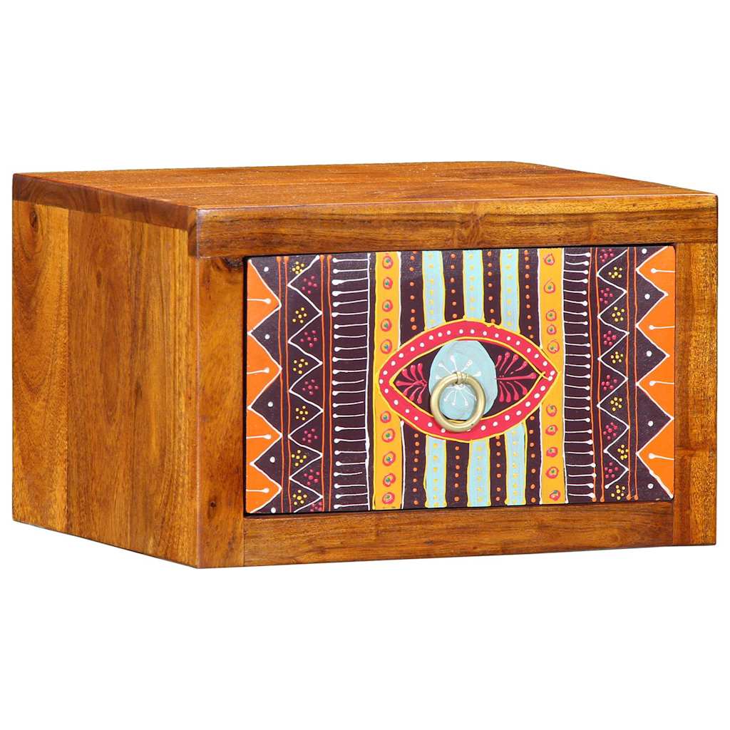 Yöpöytäkaappi laatikon kanssa 2 pcs Ruskea 35 x 30 x 22 cm