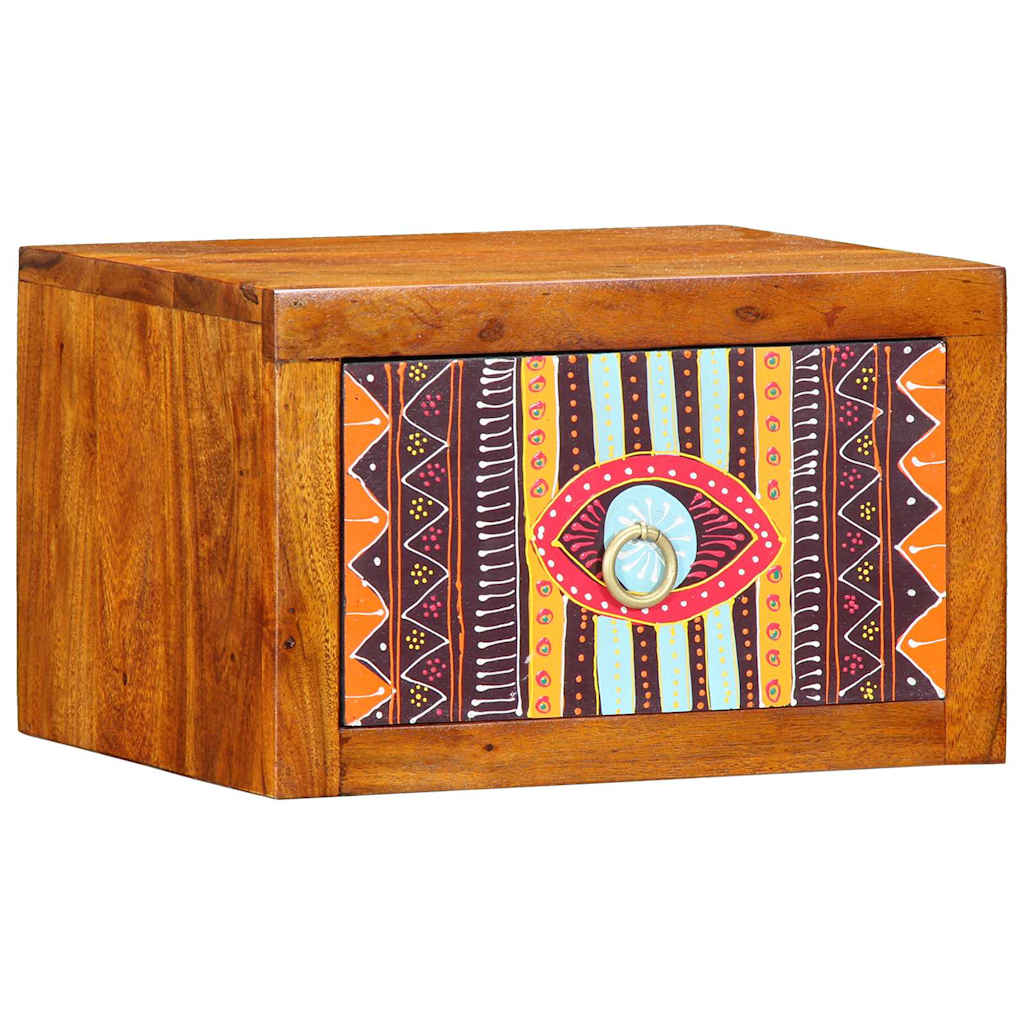 Yöpöytäkaappi laatikon kanssa 2 pcs Ruskea 35 x 30 x 22 cm