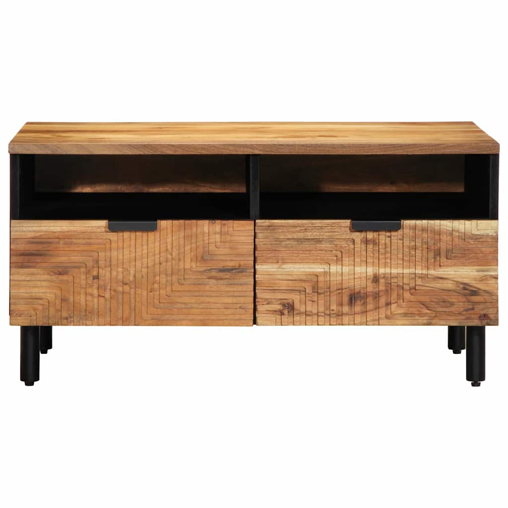Sohvapöytä Ruskea 80 x 54 x 40 cm Täysi Akaasiapuu