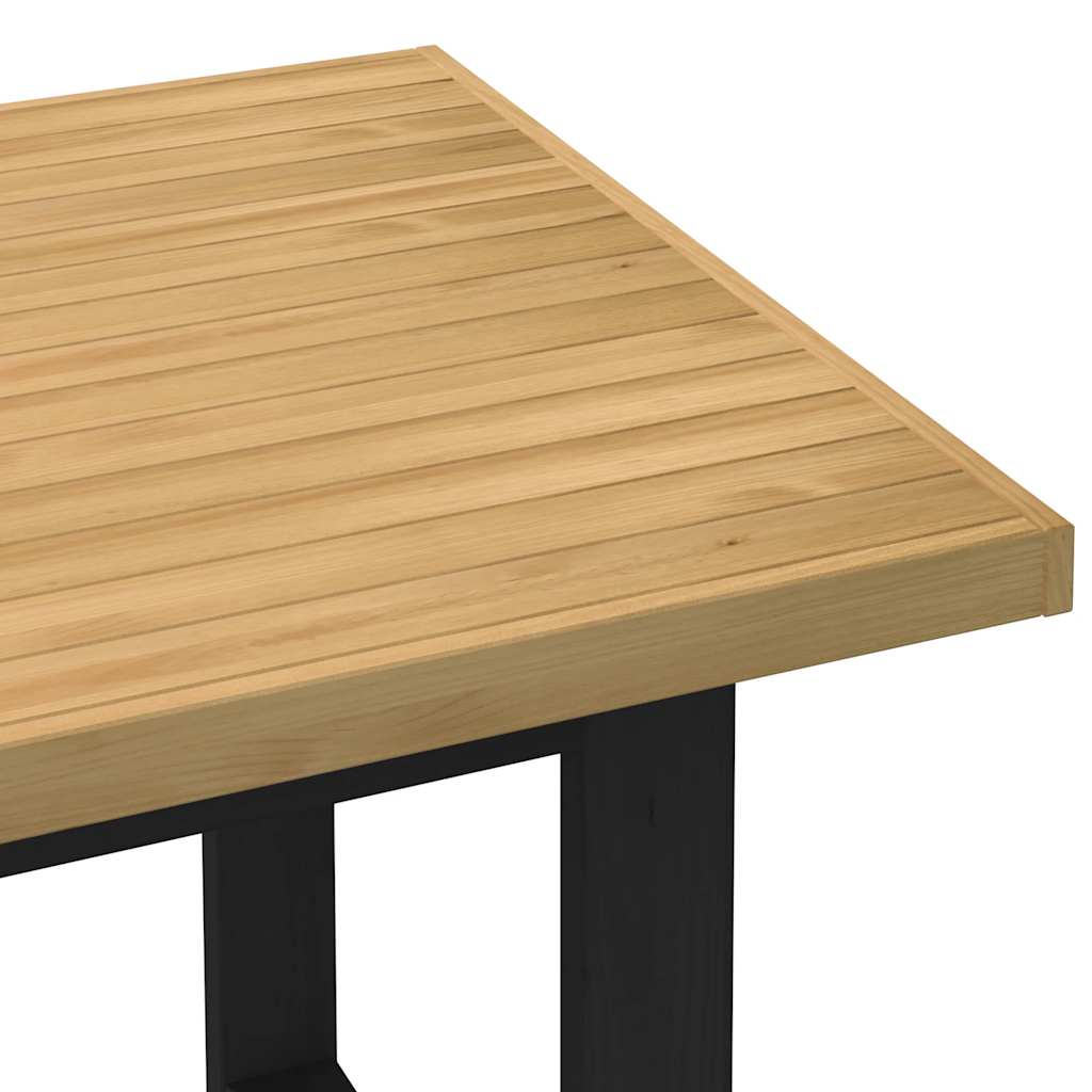 ruokapöytä NOAIN U-muotoiset jalat 160x90x75 cm