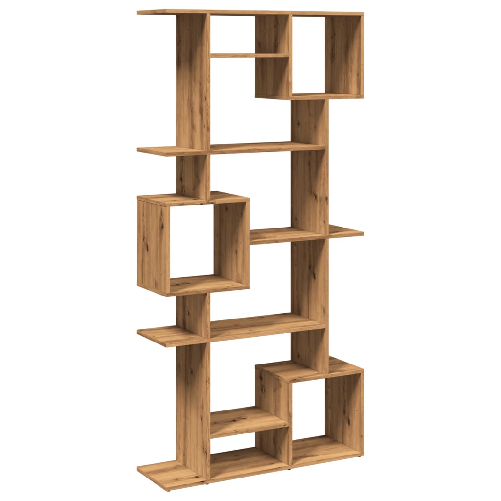 Kirjahylly artesaani tammi 92x29x188 cm lastulevy