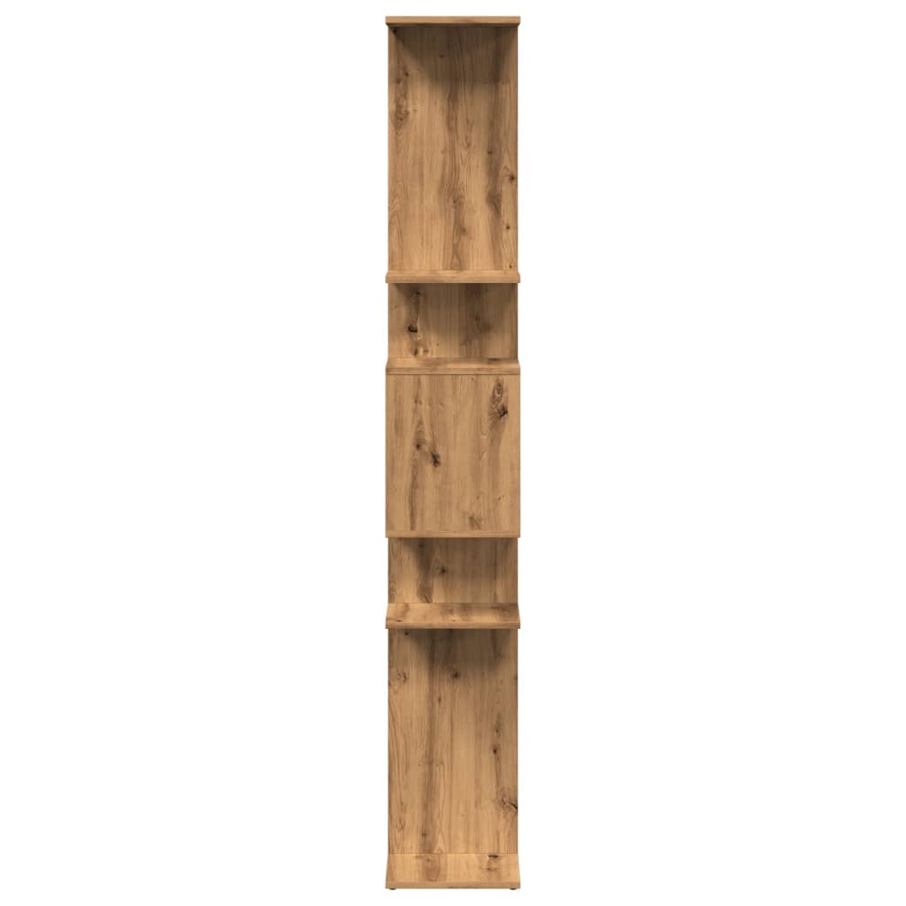 Kirjahylly artesaani tammi 92x29x188 cm lastulevy