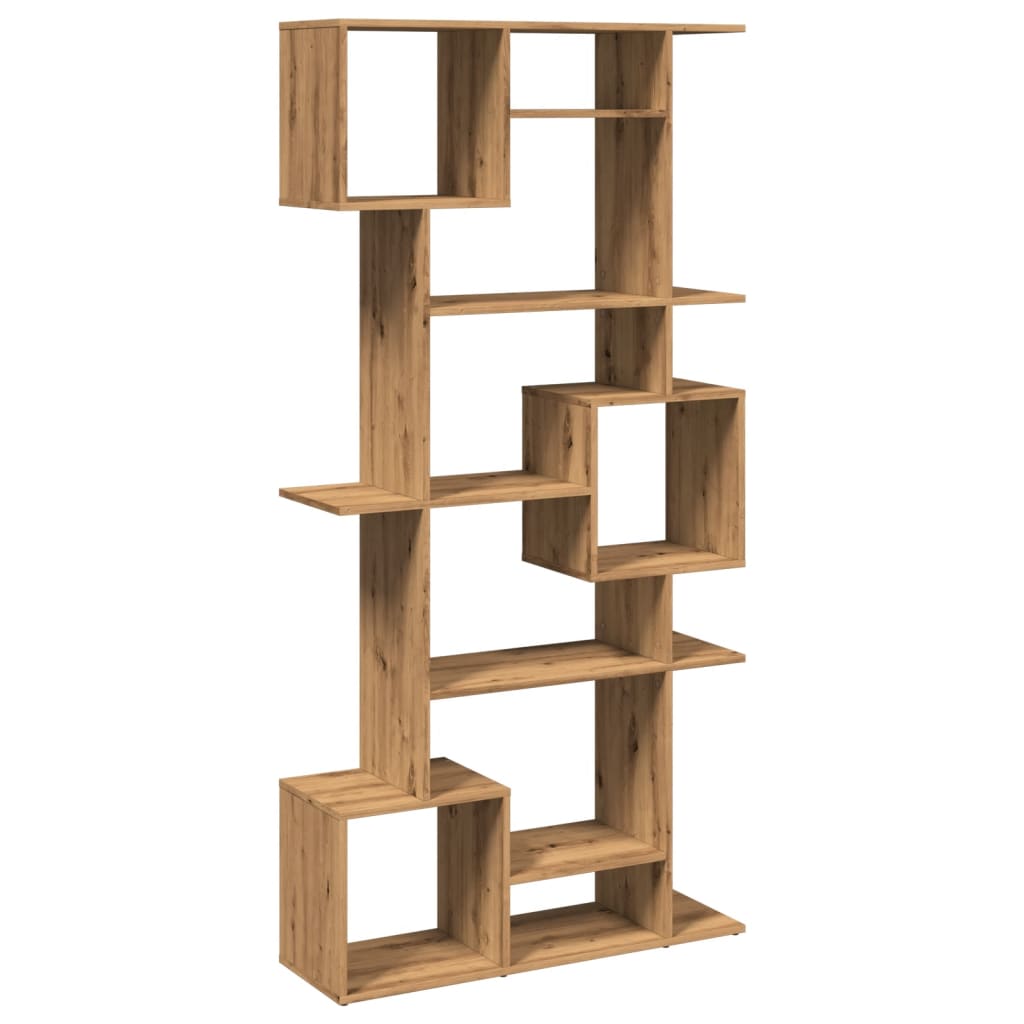Kirjahylly artesaani tammi 92x29x188 cm lastulevy