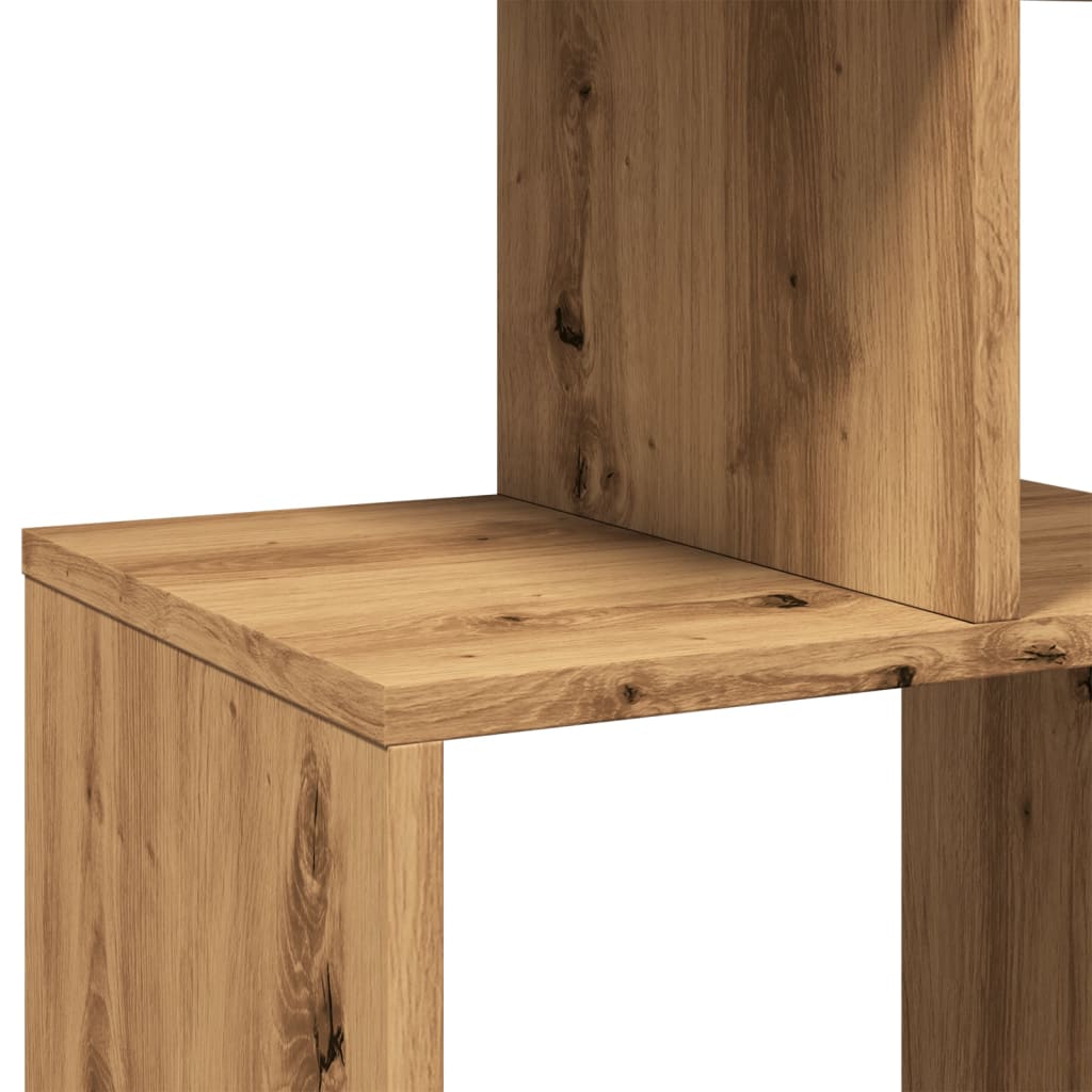 Kirjahylly artesaani tammi 92x29x188 cm lastulevy