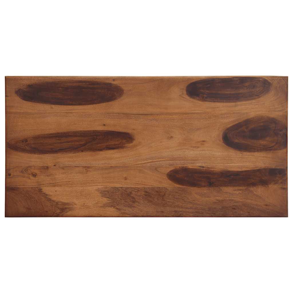 ruokapöytä 120x60x77 cm massiivipuu akaasia