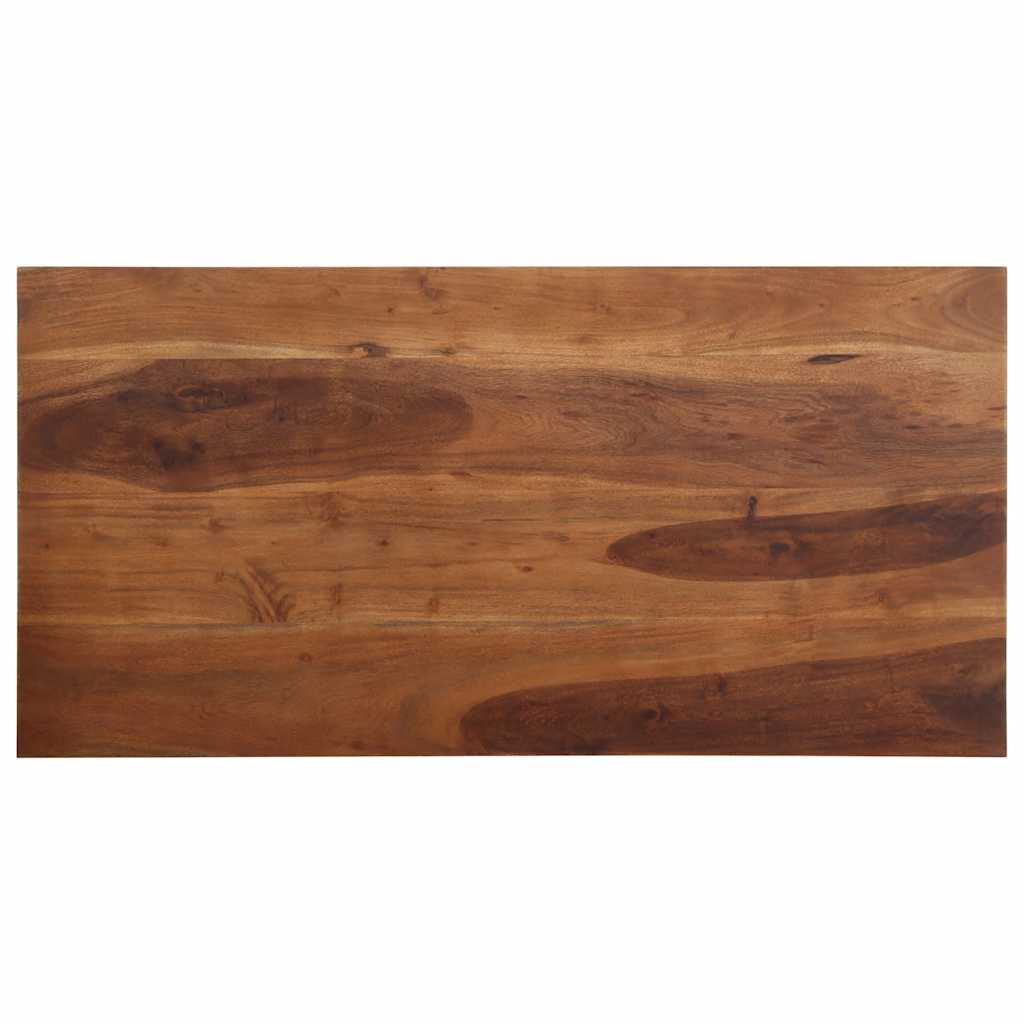 ruokapöytä 120x60x76 cm massiivipuu akaasia