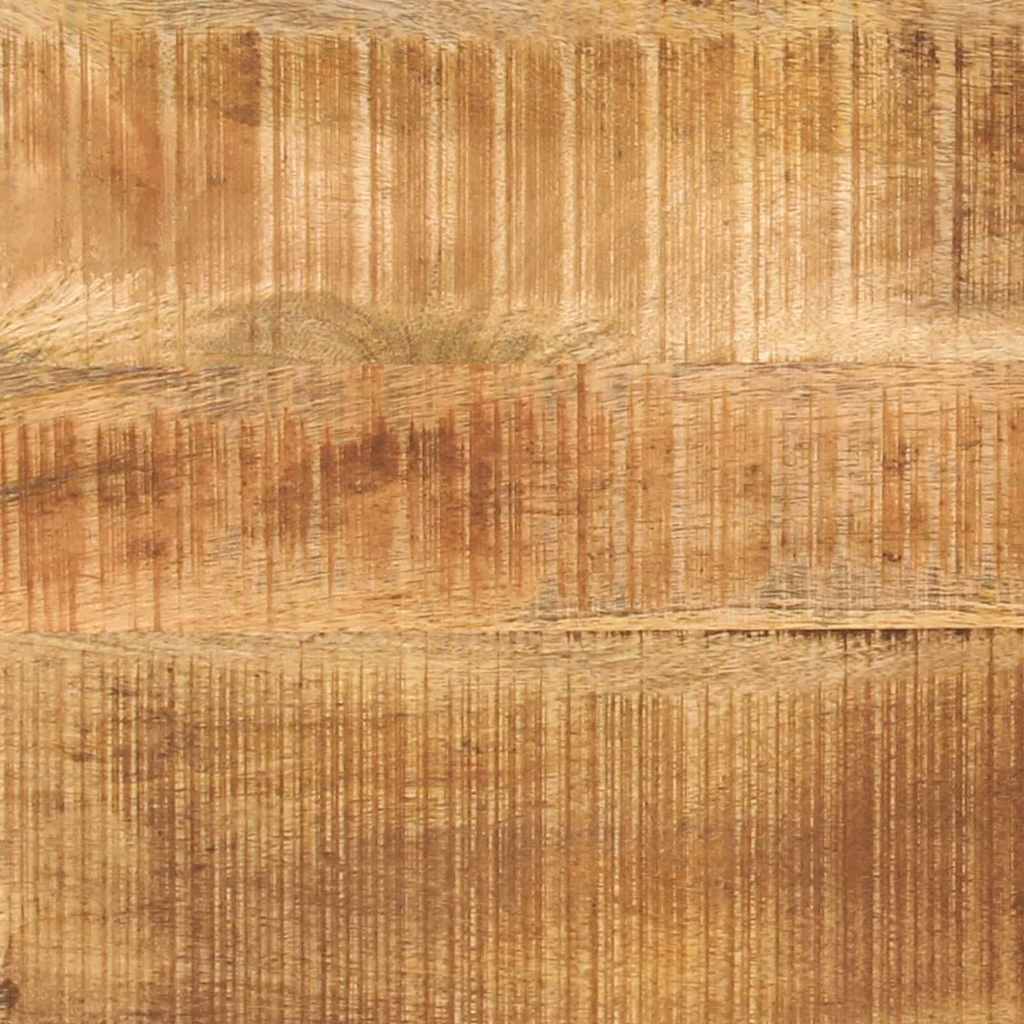 Sohvapöytä Ruskea ja musta 110 x 55 x 35 cm Kiinteä mango puu