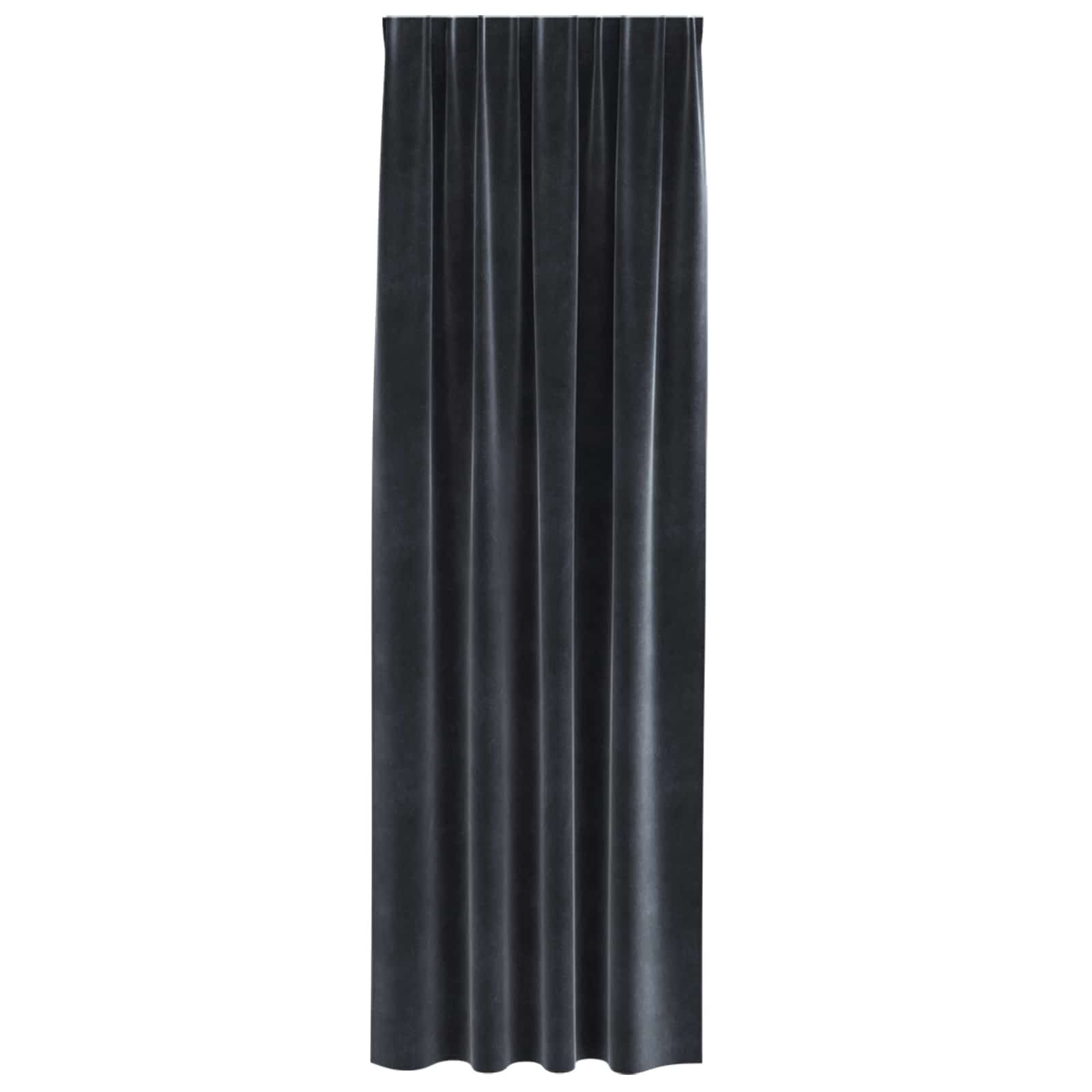 Pimennysverhot 2 pcs Tumma harmaa 140 x 260 cm Sametti