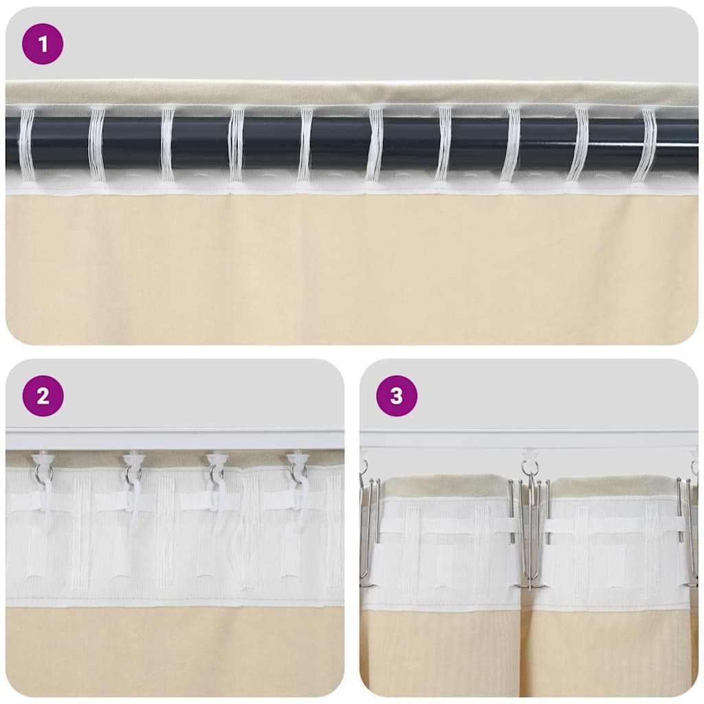 Pimennysverhot 2 pcs Sinappikeltainen 140 x 260 cm Sametti