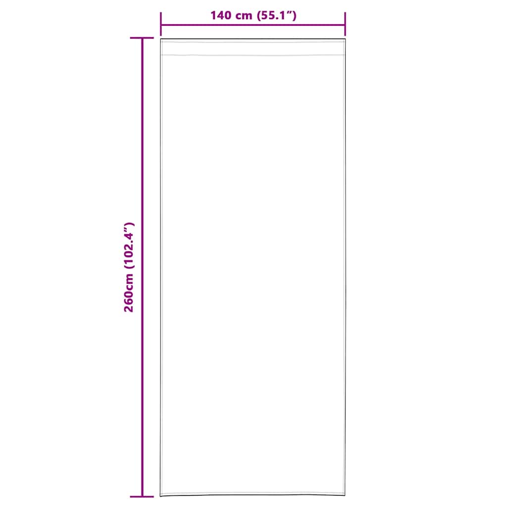 Pimennysverhot 2 pcs Sinappikeltainen 140 x 260 cm Sametti