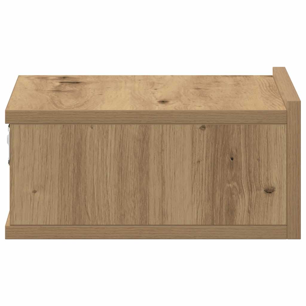 kelluva yöpöytä Käsityöläinen tammi 40x32x15 cm tekninen puu