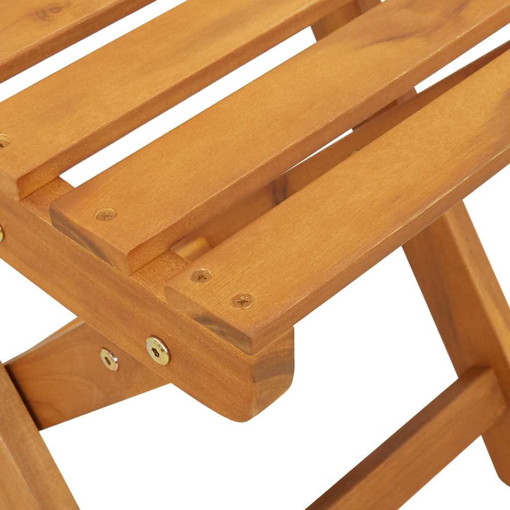 Puutarhan Tuoli 2 pcs Öljyinen luonnollinen 40 x 42 x 85 cm