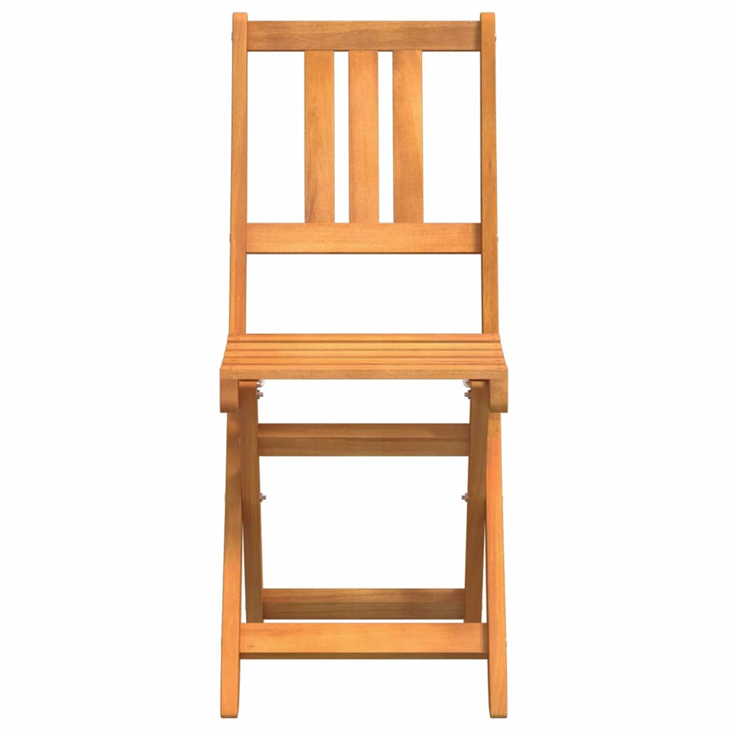 Puutarhan Tuoli 2 pcs Öljyinen luonnollinen 40 x 42 x 85 cm