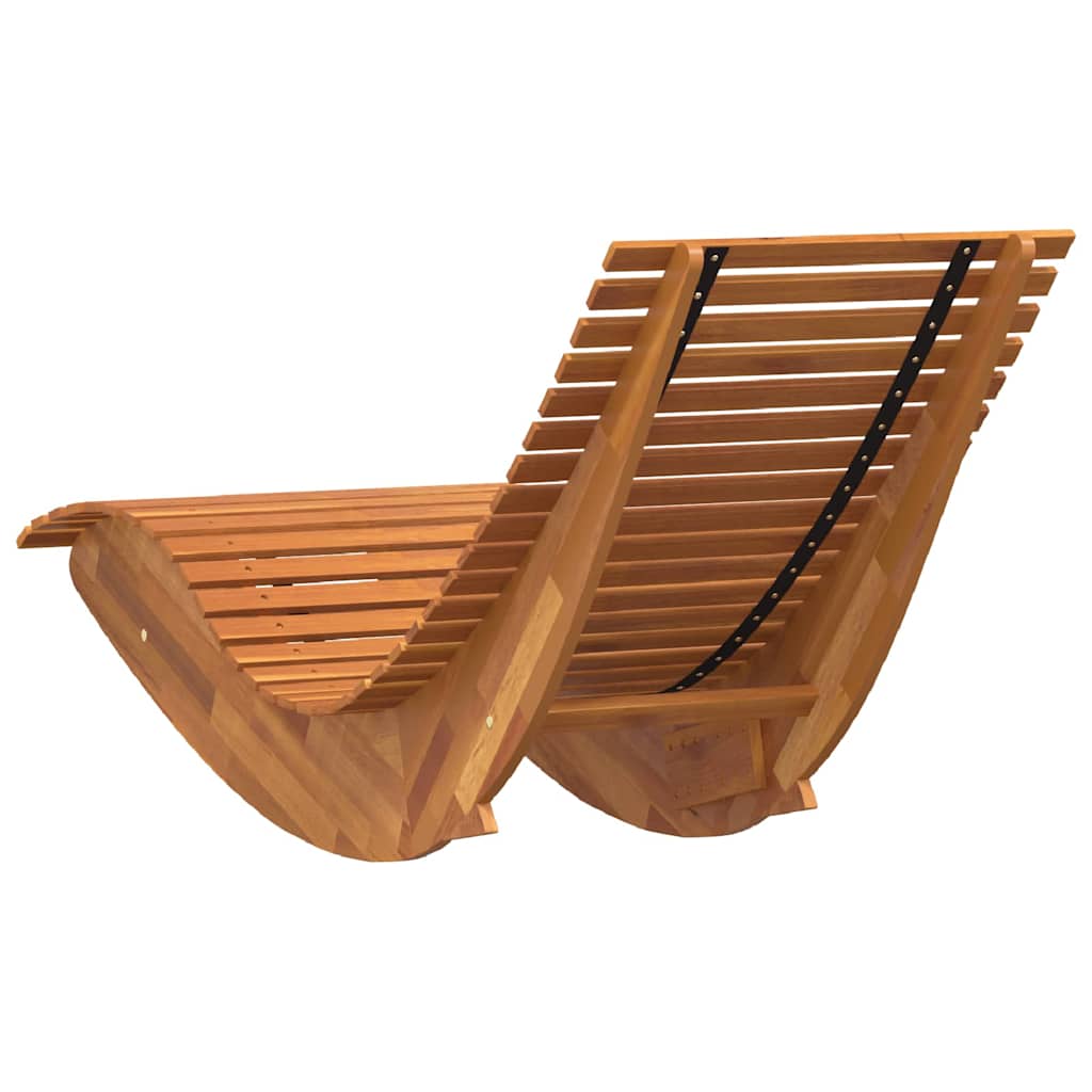 Lautas 2-henkilö 2 pcs Ruskea 154 x 60 x 74 cm Tiheä akasiapuu