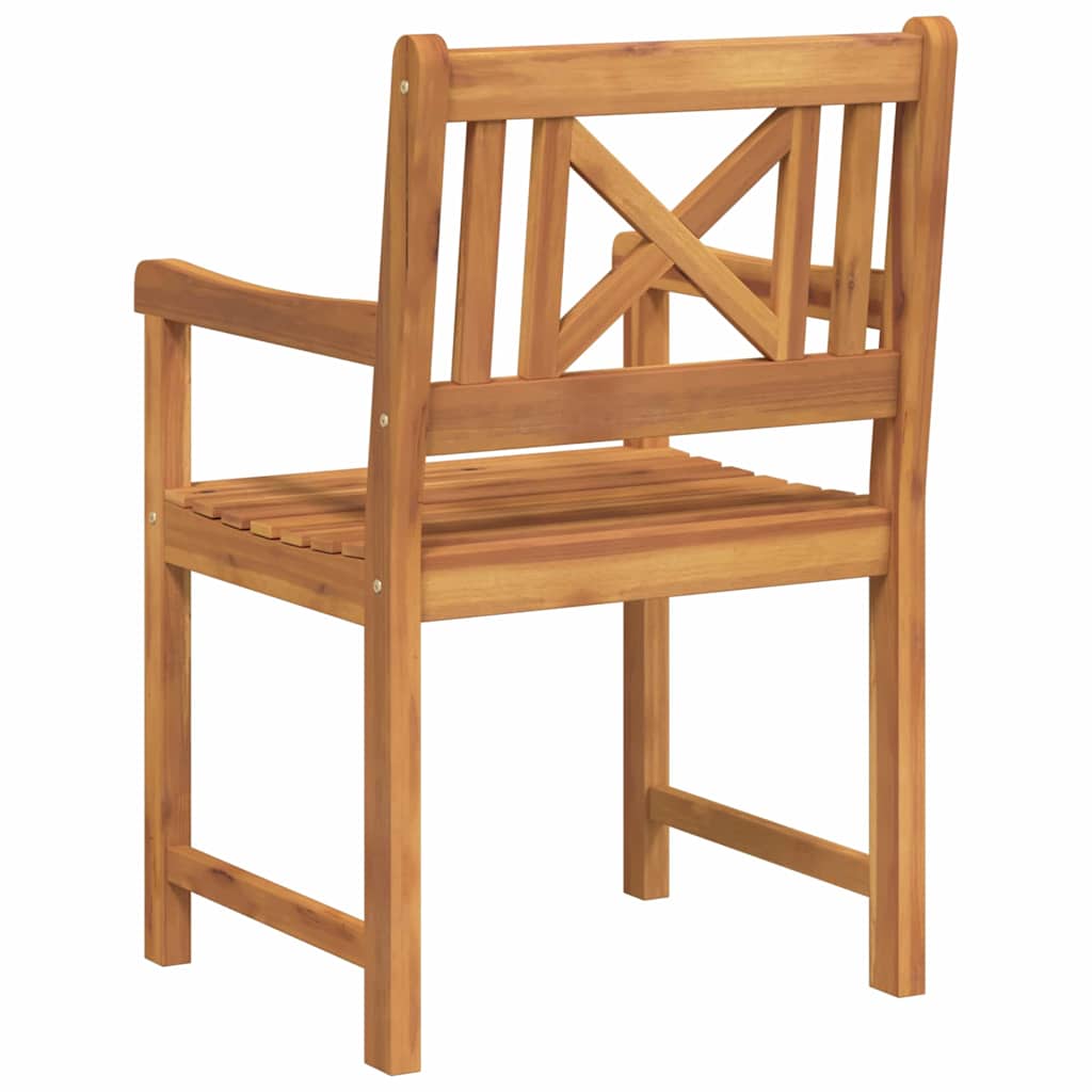 Puutarhan Tuoli 4 pcs 56 x 56 x 90 cm Tiheä akasiapuu