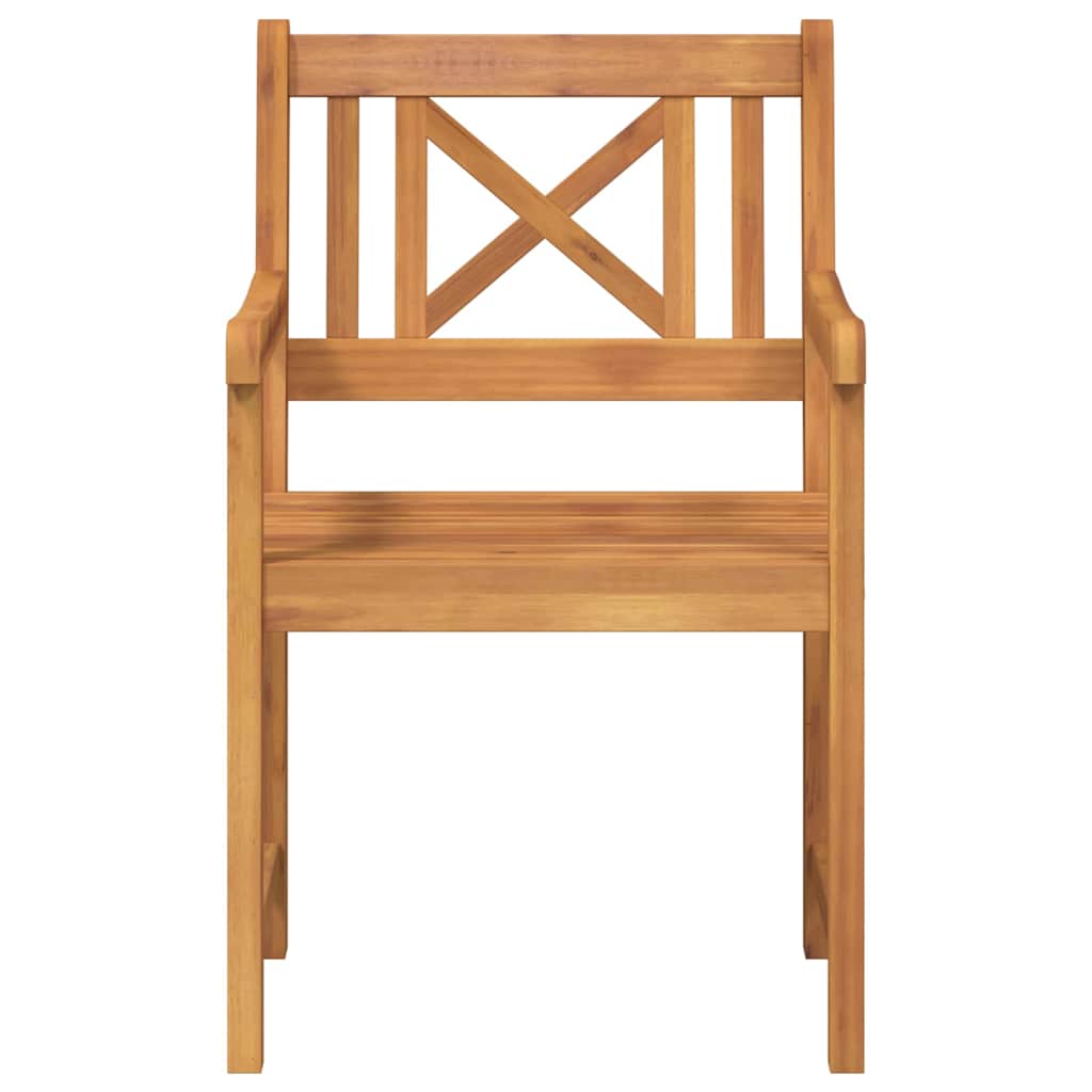 Puutarhan Tuoli 4 pcs 56 x 56 x 90 cm Tiheä akasiapuu