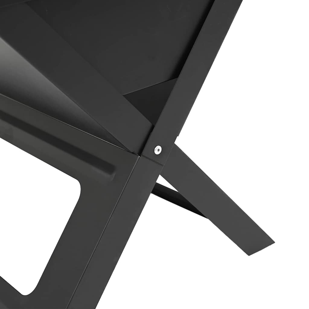 Ulkoilma grilli Musta 46 x 31 x 31 cm Teräs