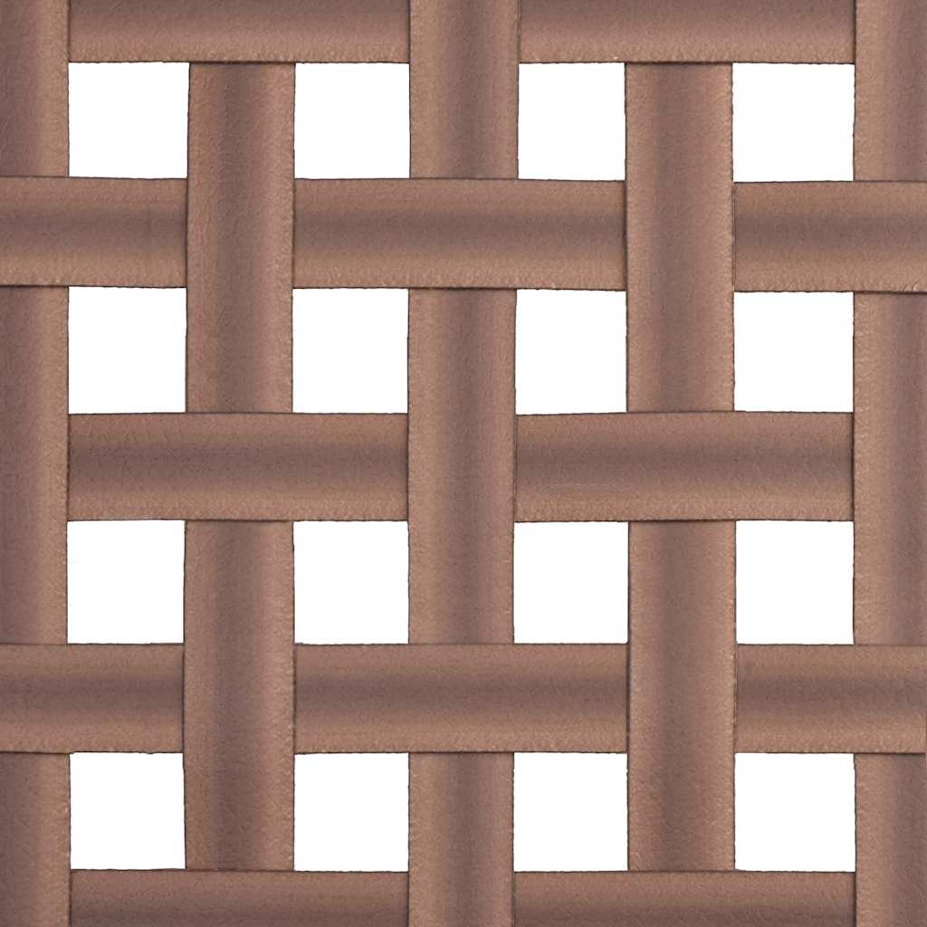 Puutarhan Tuoli 2 pcs Ruskea 78 x 55,5 x 75,5 cm polyrottinki