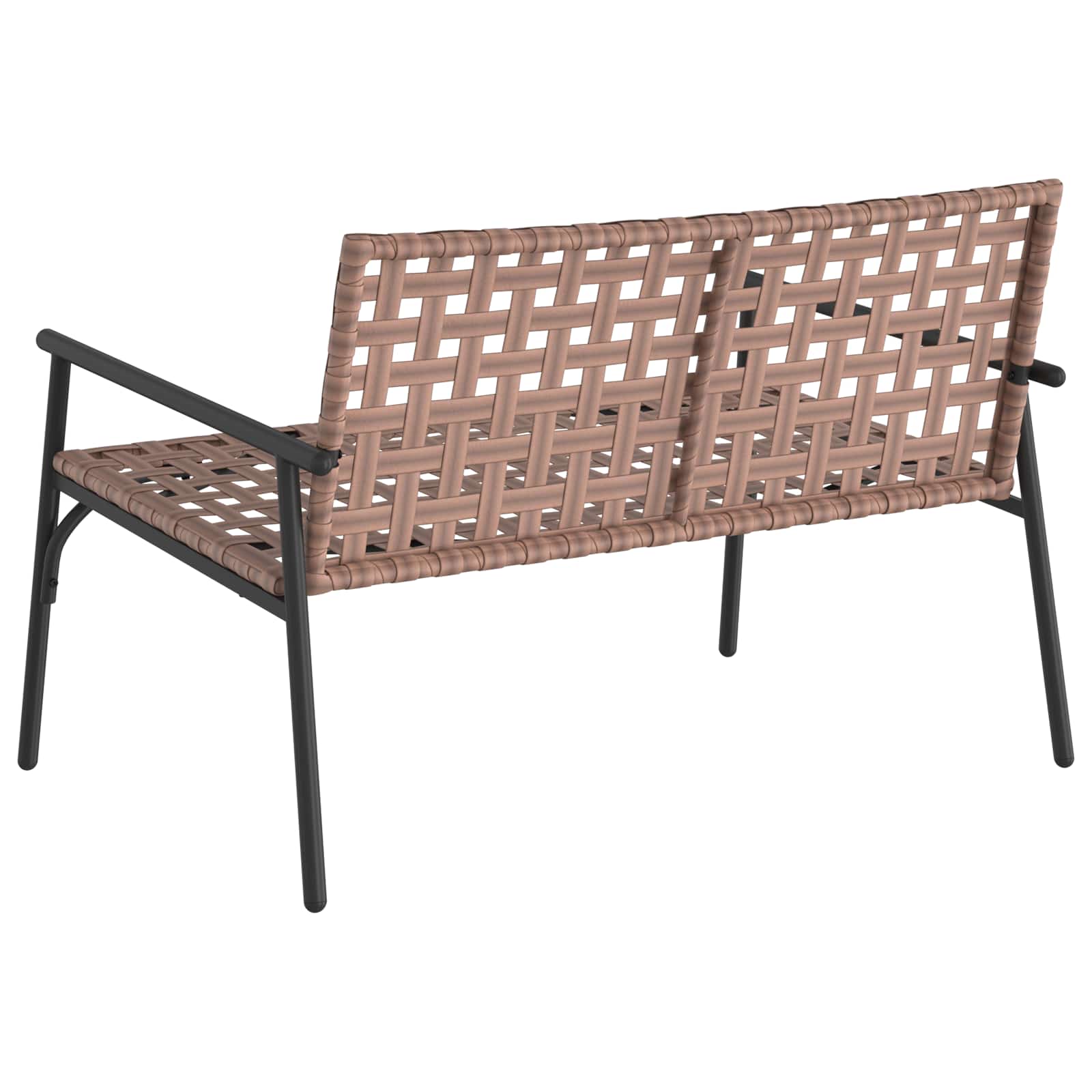 Puutarhan Tuoli Ruskea 110,5 x 79 x 75,5 cm polyrottinki