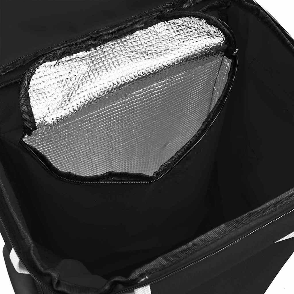 Ostoskori Musta 36,5 x 46,5 x 100,5 cm Oxford-kangas