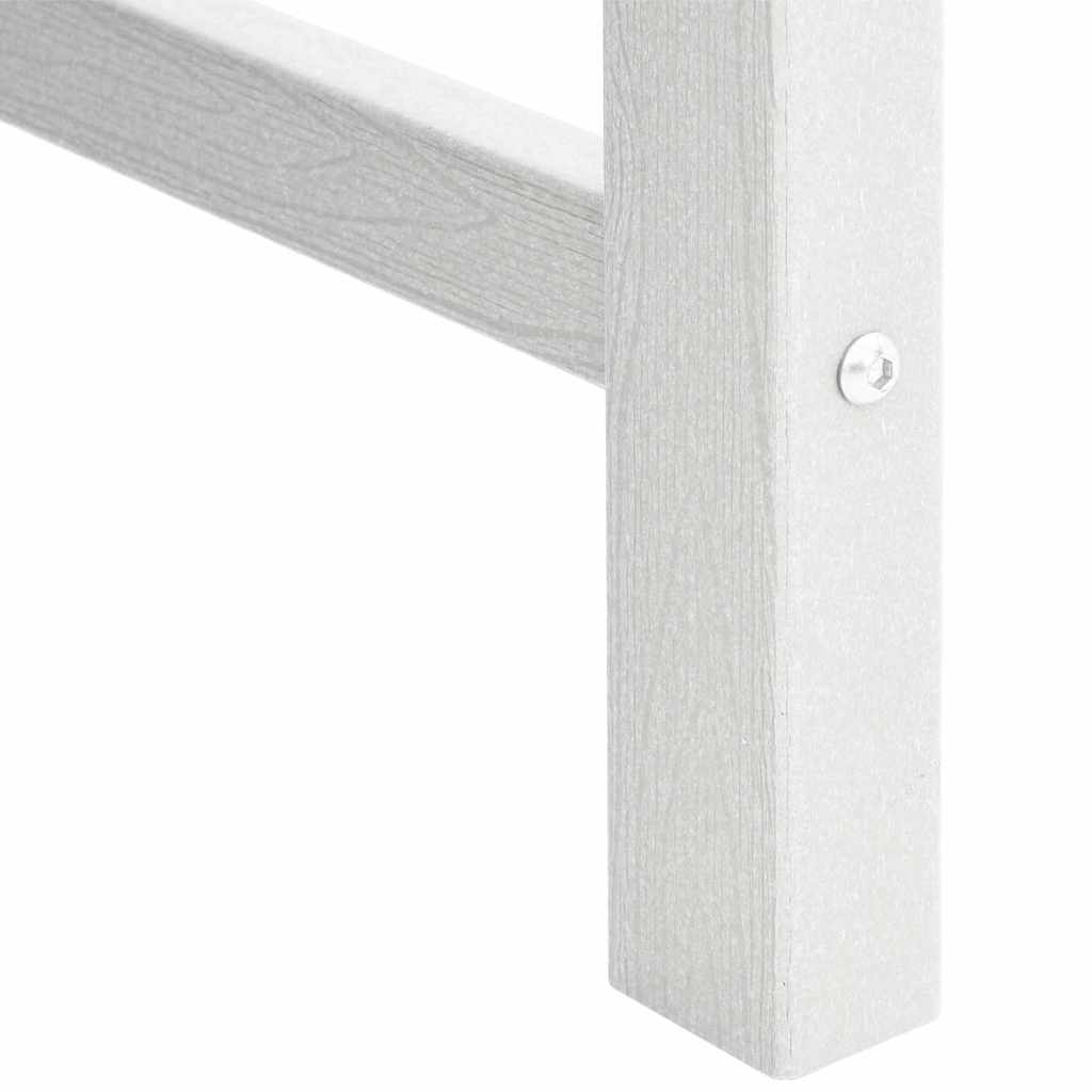 Puutarhan Tuoli 4 pcs Valkoinen 65.5 x 59 x 88 cm Polyeteeni