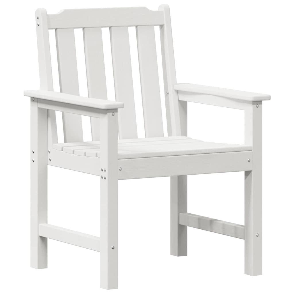 Puutarhan Tuoli 4 pcs Valkoinen 65.5 x 59 x 88 cm Polyeteeni
