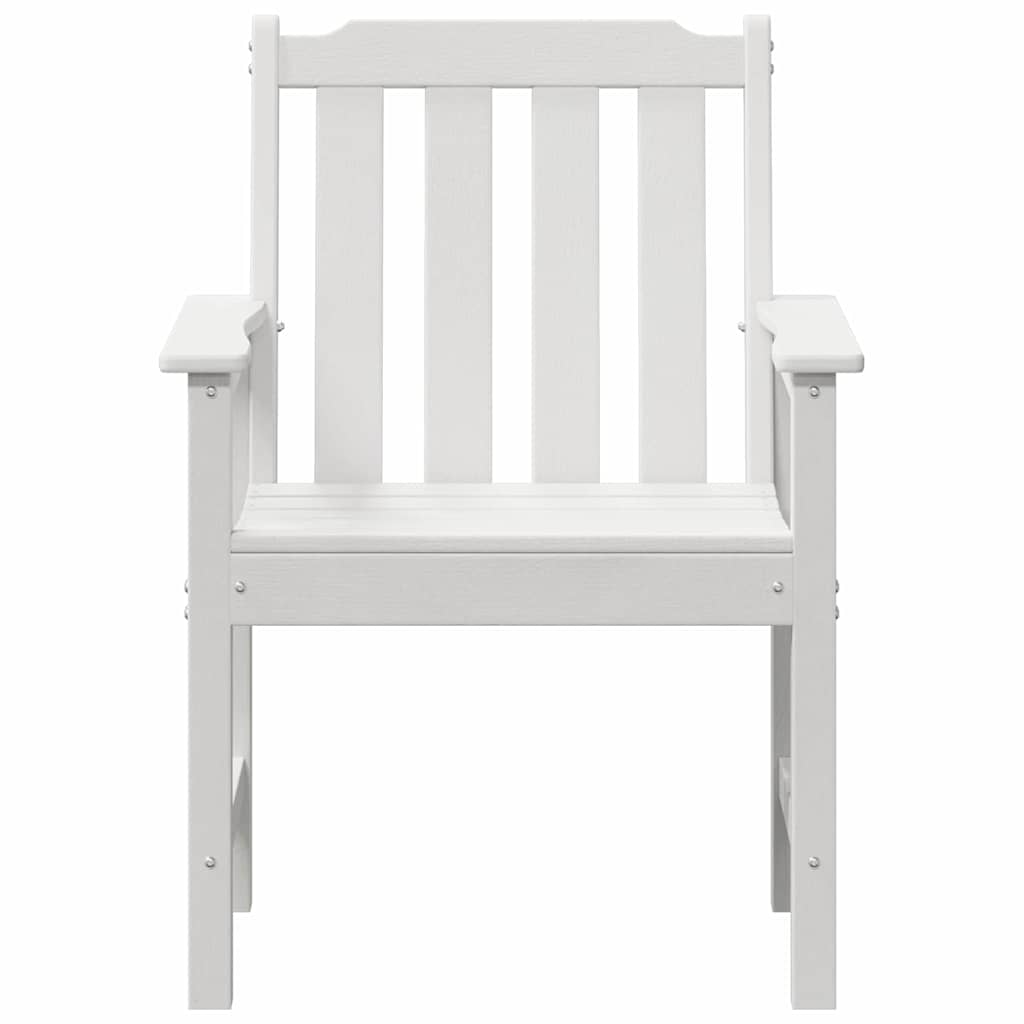 Puutarhan Tuoli 4 pcs Valkoinen 65.5 x 59 x 88 cm Polyeteeni