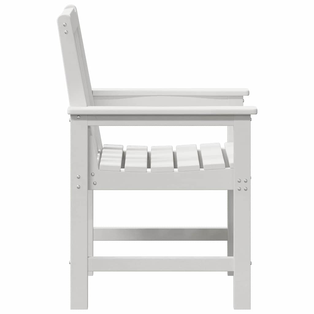 Puutarhan Tuoli 4 pcs Valkoinen 65.5 x 59 x 88 cm Polyeteeni
