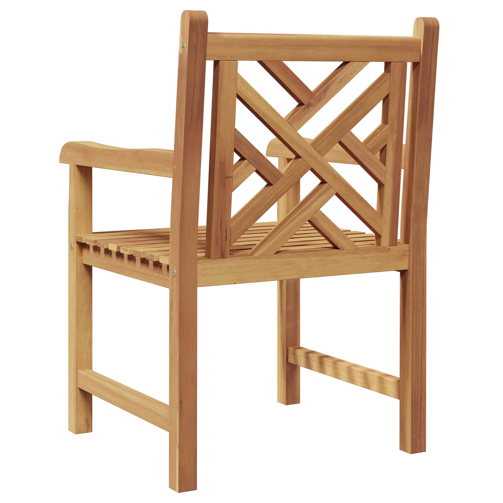 Tuoli 2 pcs Ruskea 60 x 58 x 90 cm Tiikkipuu