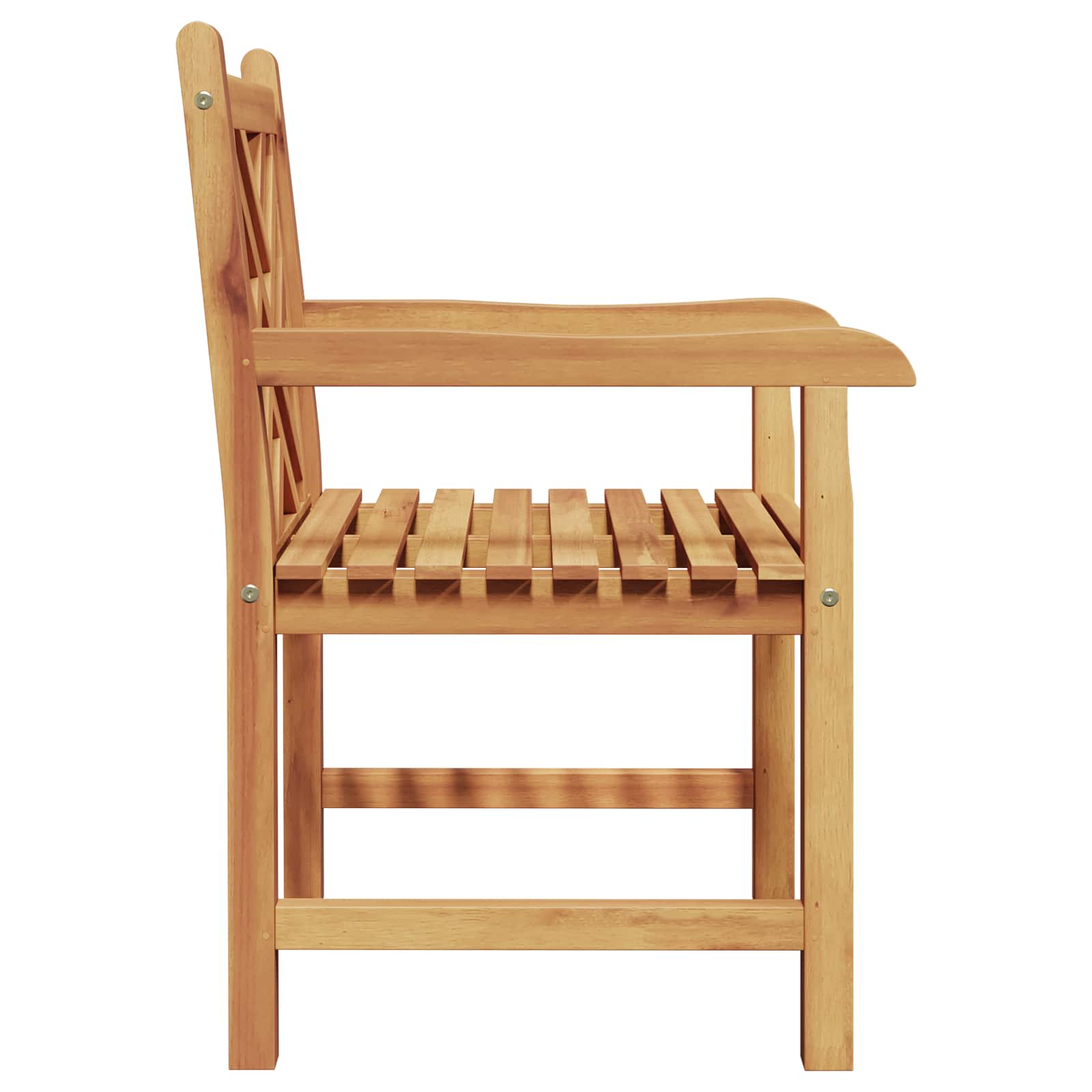 Tuoli 2 pcs Ruskea 60 x 58 x 90 cm Tiikkipuu