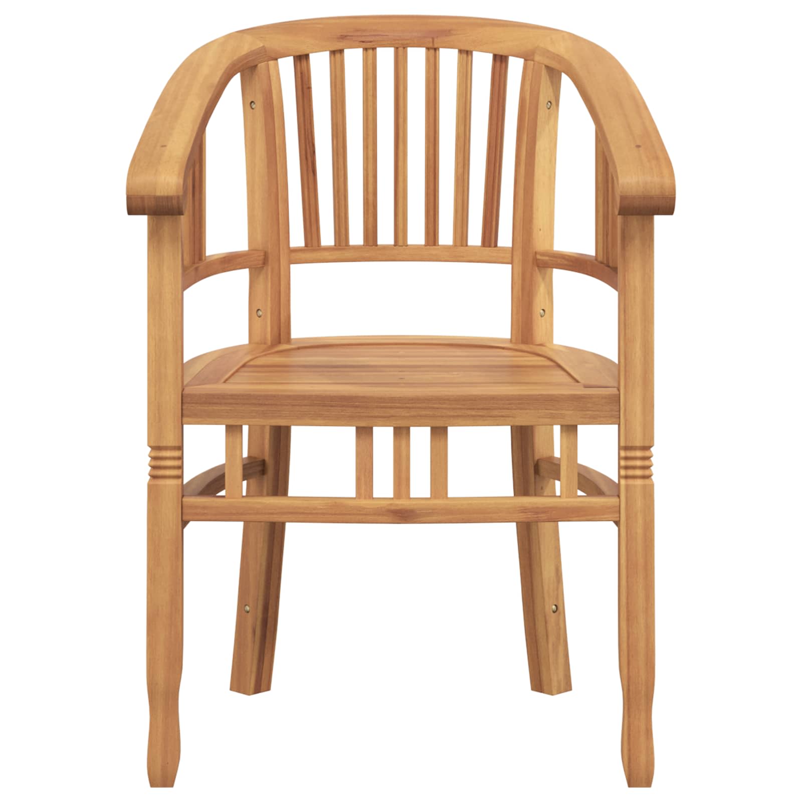 Tuoli 2 pcs Ruskea 63 x 58 x 89 cm Tiikkipuu