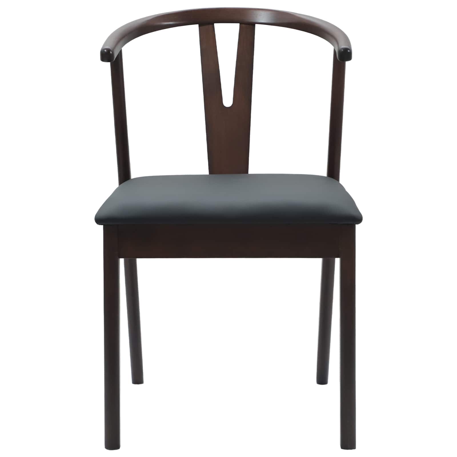 Ruokatuoli 2 kpl Kestävä Kumipuinen Vaaleanruskea ja musta