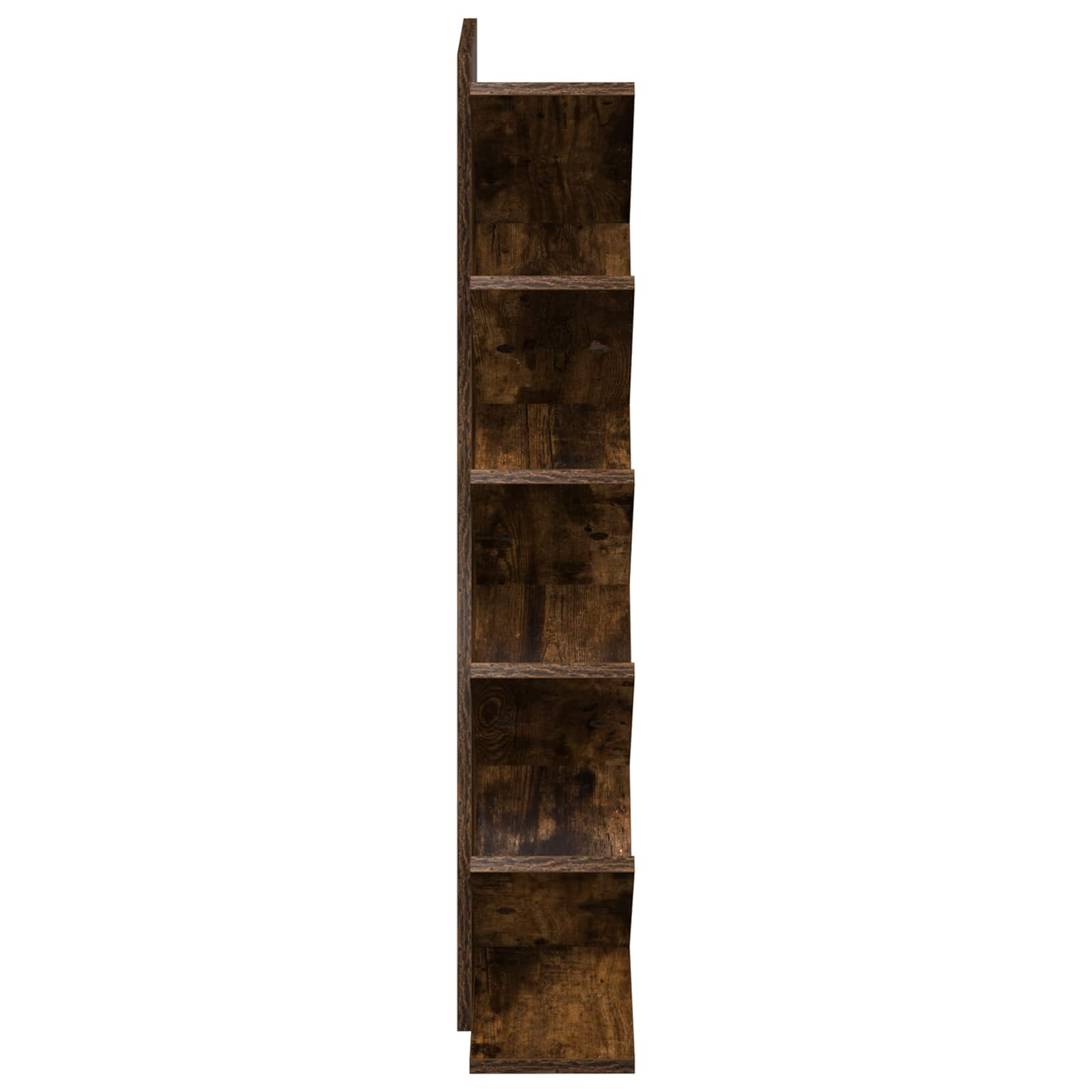 Puu Kirjahylly 6-Tasoa 30 x 18 x 100 cm Tekninen puu Savutammi