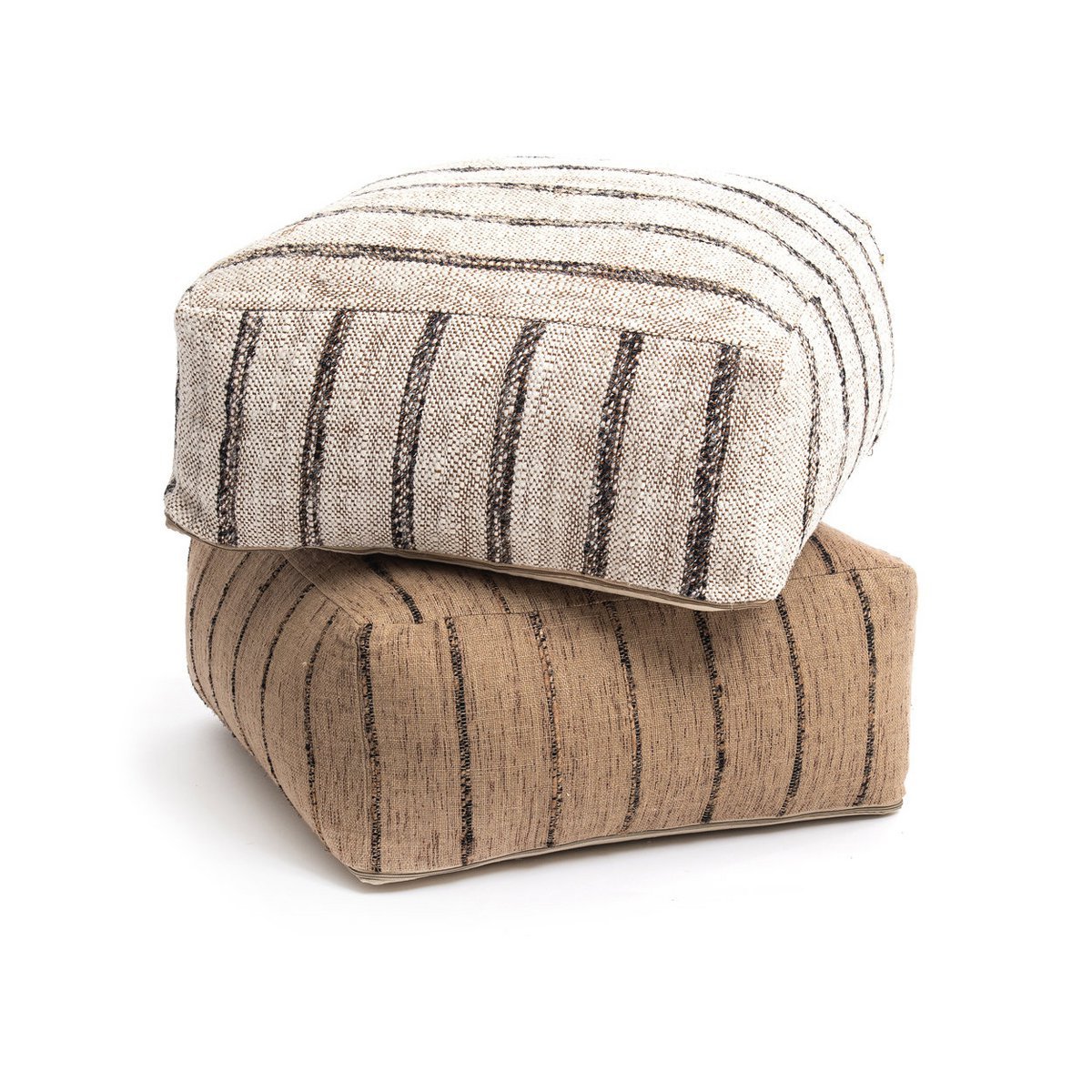Rahi - THE OH MY GEE POUFFE BOHEMIAN WHITE