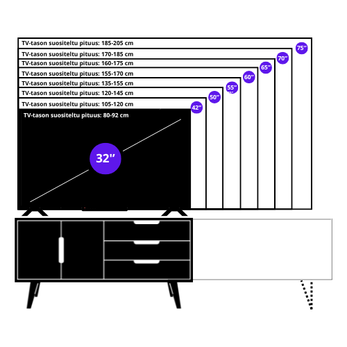 Tv-Taso Savutammi 201X35X45 Cm Tekninen Puu Ja Rauta 201 x 35 x 45 cm